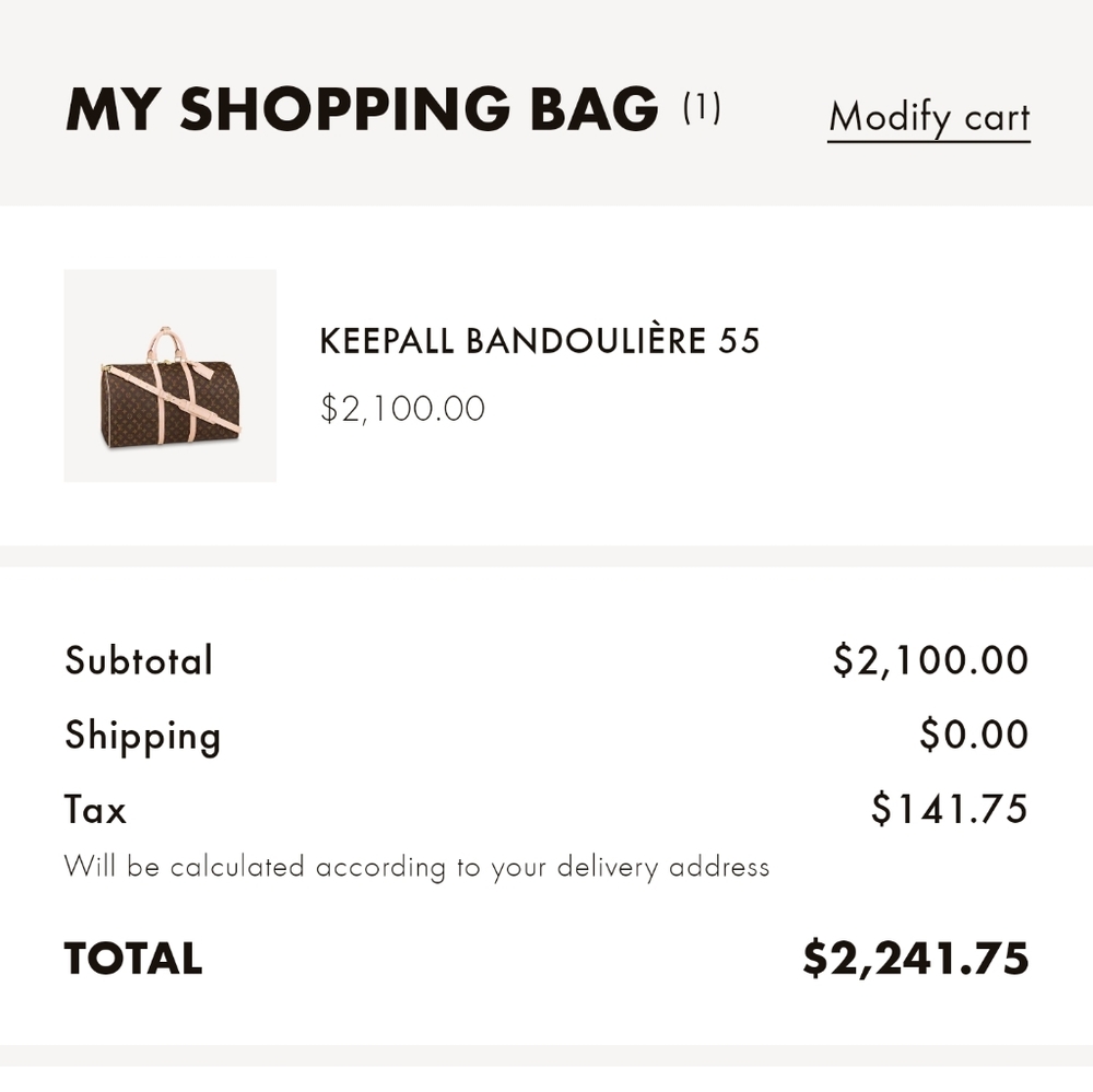 โจโ๏ธAUTHENTICโ๏ธโจKeepall Bandouliere 55 - Picture 13 of 14